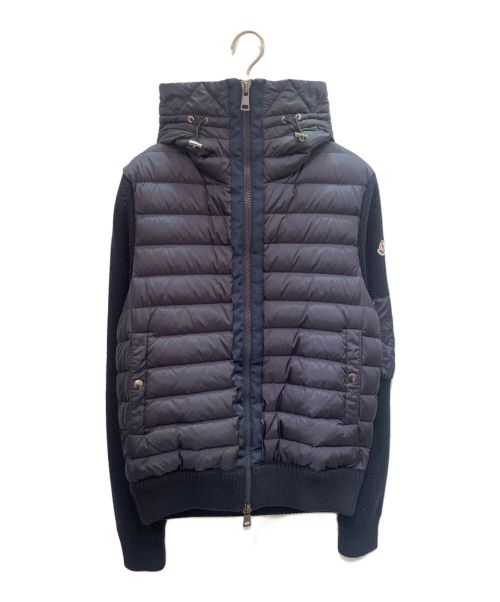 MONCLER（モンクレール）MONCLER (モンクレール) MAGLIONE TRICOT CARDIGAN/ダウンジャケット ネイビー サイズ:Mの古着・服飾アイテム
