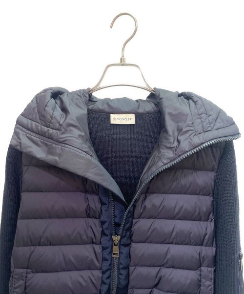 MONCLER（モンクレール）MONCLER (モンクレール) MAGLIONE TRICOT CARDIGAN/ダウンジャケット ネイビー サイズ:Mの古着・服飾アイテム