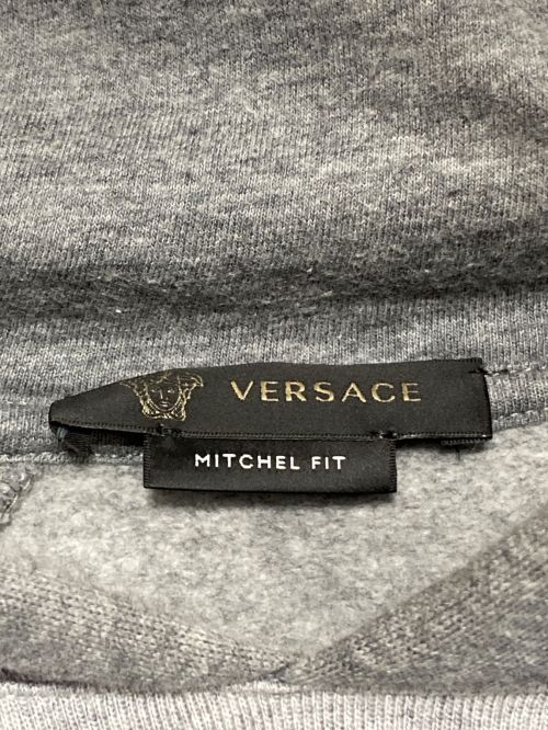 VERSACE（ヴェルサーチ）VERSACE (ヴェルサーチェ) 切替パーカー グレー サイズ:Sの古着・服飾アイテム