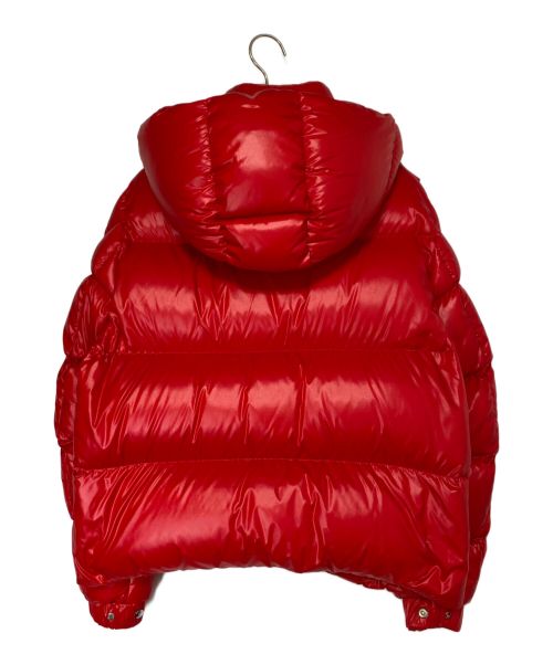 MONCLER（モンクレール）MONCLER (モンクレール) VALENTINO (ヴァレンティノ) ダウンジャケット レッド サイズ:38の古着・服飾アイテム