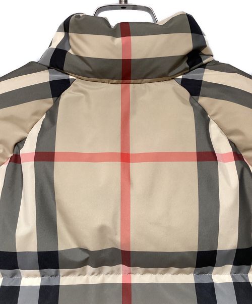BURBERRY LONDON（バーバリーロンドン）BURBERRY LONDON (バーバリーロンドン) Nova Check Down Jacket（ノヴァチェックダウンジャケット） ベージュ サイズ:Mの古着・服飾アイテム