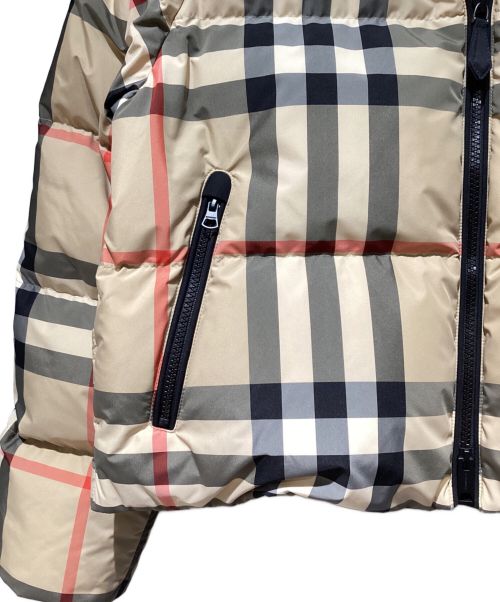 BURBERRY LONDON（バーバリーロンドン）BURBERRY LONDON (バーバリーロンドン) Nova Check Down Jacket（ノヴァチェックダウンジャケット） ベージュ サイズ:Mの古着・服飾アイテム