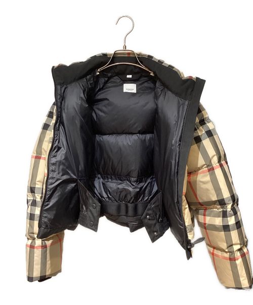 BURBERRY LONDON（バーバリーロンドン）BURBERRY LONDON (バーバリーロンドン) Nova Check Down Jacket（ノヴァチェックダウンジャケット） ベージュ サイズ:Mの古着・服飾アイテム