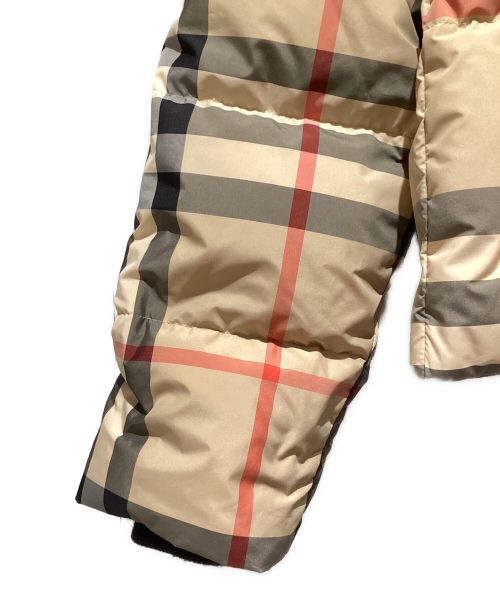 BURBERRY LONDON（バーバリーロンドン）BURBERRY LONDON (バーバリーロンドン) Nova Check Down Jacket（ノヴァチェックダウンジャケット） ベージュ サイズ:Mの古着・服飾アイテム