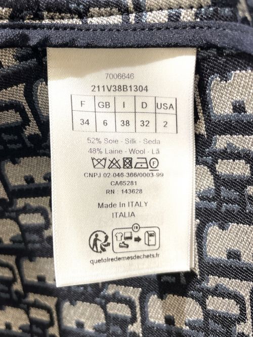 Christian Dior（クリスチャン ディオール）Christian Dior (クリスチャン ディオール) 金釦ジャケット ネイビー サイズ:38の古着・服飾アイテム