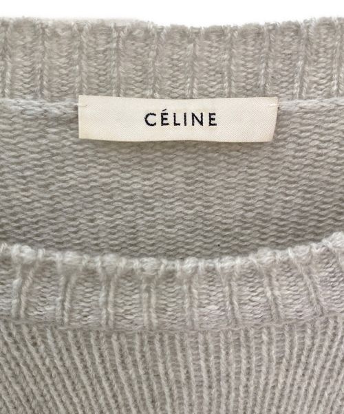 CELINE（セリーヌ）CELINE (セリーヌ) トリオンフロゴニット グレー サイズ:Sの古着・服飾アイテム