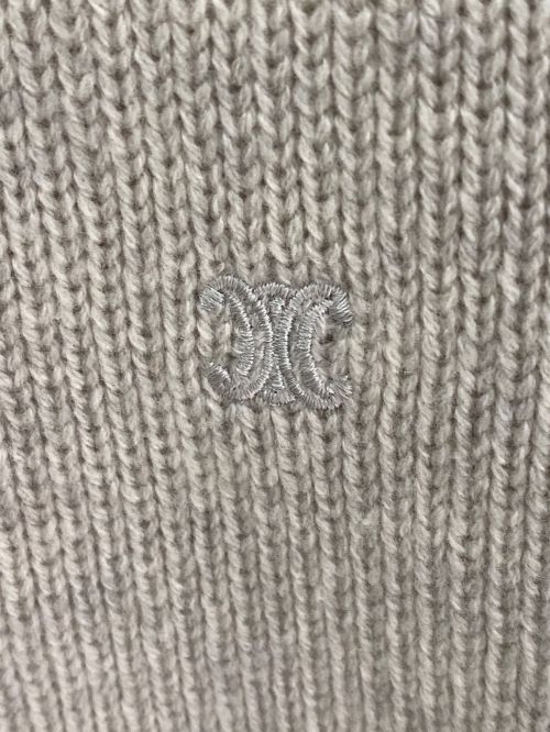 CELINE（セリーヌ）CELINE (セリーヌ) トリオンフロゴニット グレー サイズ:Sの古着・服飾アイテム