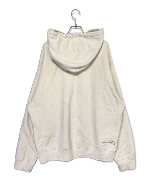GUCCI（グッチ）GUCCI (グッチ) ダメージ加工パーカー ベージュ サイズ:Lの古着・服飾アイテム