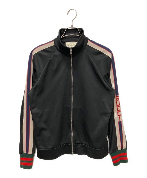 GUCCI（グッチ）GUCCI (グッチ) テクニカルジャージー ジャケット ブラック サイズ:Sの古着・服飾アイテム