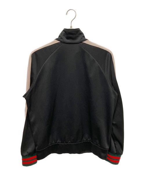 GUCCI（グッチ）GUCCI (グッチ) テクニカルジャージー ジャケット ブラック サイズ:Sの古着・服飾アイテム