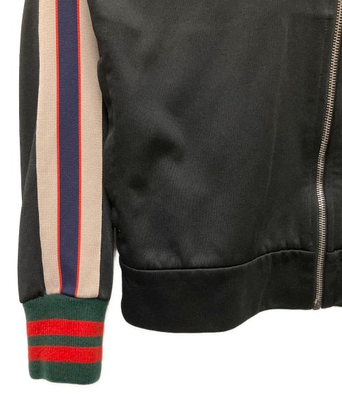 GUCCI（グッチ）GUCCI (グッチ) テクニカルジャージー ジャケット ブラック サイズ:Sの古着・服飾アイテム