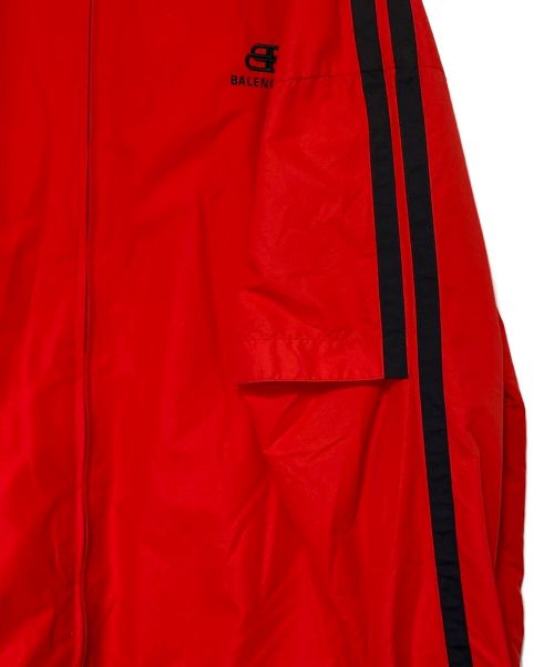BALENCIAGA（バレンシアガ）BALENCIAGA (バレンシアガ) BBロゴダブルスリーブナイロンジップアップブルゾン サイズ:46の古着・服飾アイテム