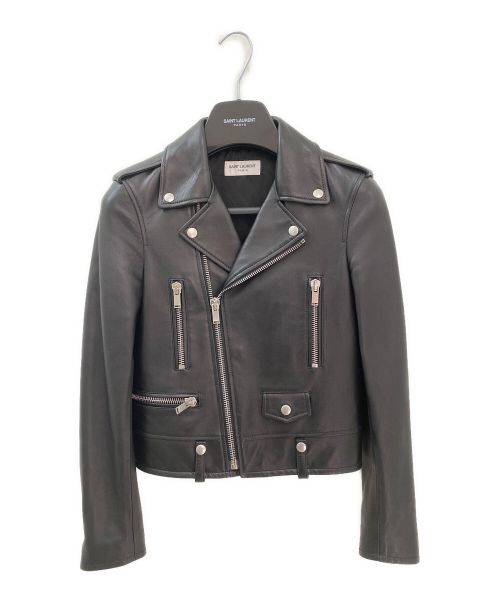Saint Laurent Paris（サンローランパリ）Saint Laurent Paris (サンローランパリ) L01ライダースジャケット ブラック サイズ:34の古着・服飾アイテム
