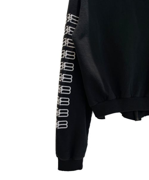 BALENCIAGA（バレンシアガ）BALENCIAGA (バレンシアガ) BBロゴジップパーカー ブラック サイズ:Sの古着・服飾アイテム