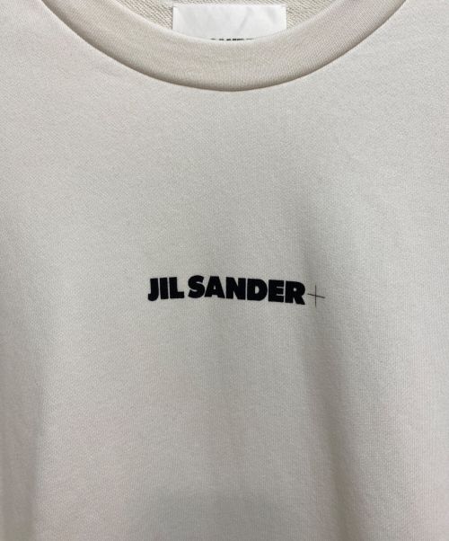 JIL SANDER+（ジルサンダープラス）JIL SANDER+ (ジルサンダープラス) プルオーバーコットンスウェット ホワイト サイズ:XLの古着・服飾アイテム