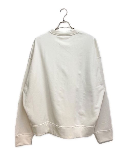 JIL SANDER+（ジルサンダープラス）JIL SANDER+ (ジルサンダープラス) プルオーバーコットンスウェット ホワイト サイズ:XLの古着・服飾アイテム
