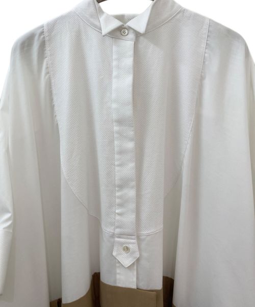 sacai（サカイ）sacai (サカイ) オーバーサイズジャンプスーツ ベージュ×ホワイト サイズ:3の古着・服飾アイテム