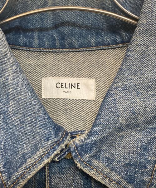 CELINE（セリーヌ）CELINE (セリーヌ) Trucker Denim Jacket (トラッカーデニムジャケット） インディゴ サイズ:Sの古着・服飾アイテム
