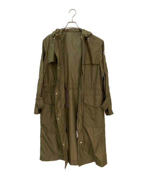 MONCLER（モンクレール）MONCLER (モンクレール) HIENGU/ナイロンコート オリーブの古着・服飾アイテム