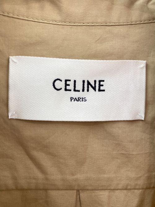 CELINE（セリーヌ）CELINE (セリーヌ) シャツワンピース ベージュ サイズ:40の古着・服飾アイテム