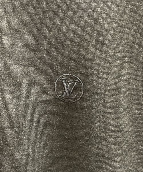 LOUIS VUITTON（ルイ ヴィトン）LOUIS VUITTON (ルイ ヴィトン) ワンポイント ロゴTシャツ グレー サイズ:XLの古着・服飾アイテム