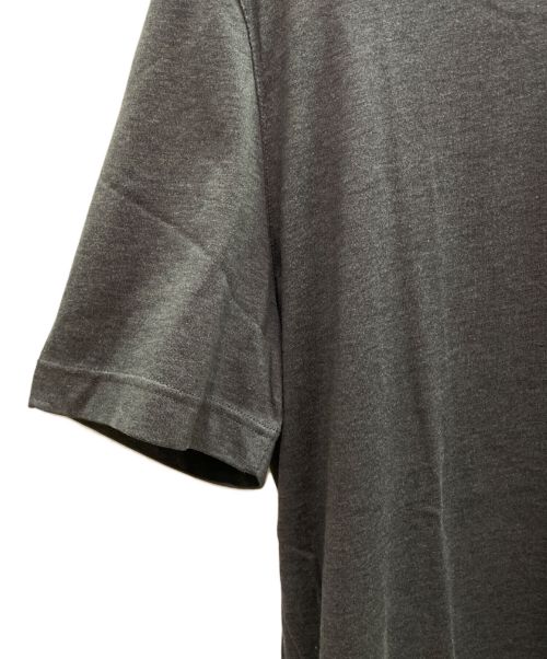 LOUIS VUITTON（ルイ ヴィトン）LOUIS VUITTON (ルイ ヴィトン) ワンポイント ロゴTシャツ グレー サイズ:XLの古着・服飾アイテム