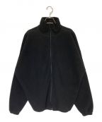 BALENCIAGAバレンシアガ）の古着「バックロゴフリースジャケット」｜ブラック