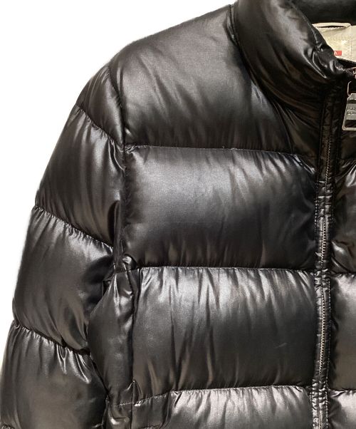 PRADA（プラダ）PRADA (プラダ) Logo Plate Down Jacket（ロゴプレートダウンジャケット） ブラック サイズ:44の古着・服飾アイテム
