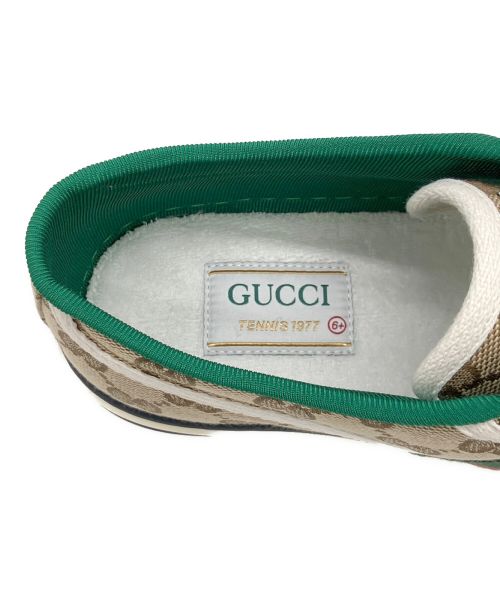 GUCCI（グッチ）GUCCI (グッチ) スニーカー ベージュ サイズ:6+の古着・服飾アイテム