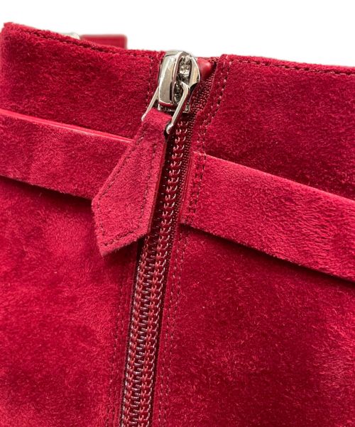 HERMES（エルメス）HERMES (エルメス) サンジェルマンブーツ ワインレッド サイズ:37 1/2の古着・服飾アイテム
