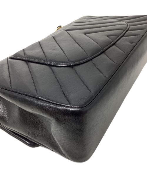 CHANEL（シャネル）CHANEL (シャネル) シェブロン ダブルフラップマトラッセ サイズ:25の古着・服飾アイテム