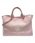 CHANELシャネル）の古着「ドーヴィル スモール」｜ピンク