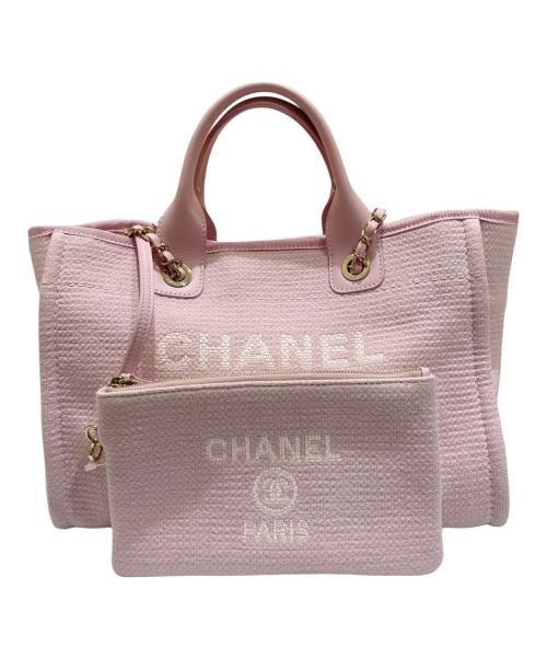 CHANEL（シャネル）CHANEL (シャネル) ドーヴィル スモール ピンク サイズ:スモールの古着・服飾アイテム