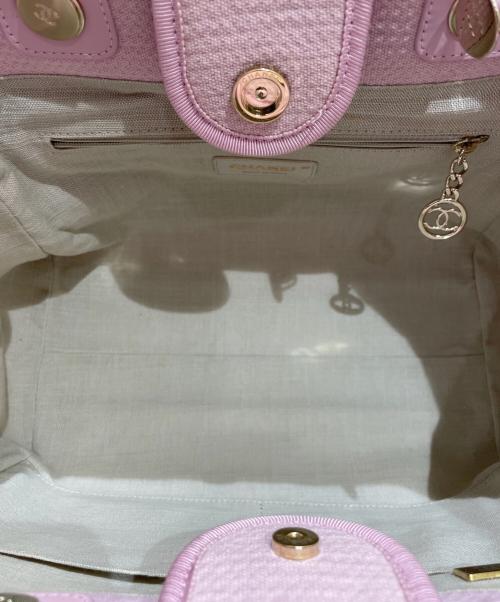 CHANEL（シャネル）CHANEL (シャネル) ドーヴィル スモール ピンク サイズ:スモールの古着・服飾アイテム