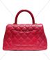 CHANEL (シャネル) マトラッセ トップハンドルチェーンショルダーバッグ レッド サイズ:-：660000円