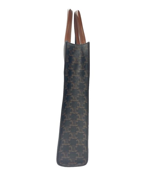 CELINE（セリーヌ）CELINE (セリーヌ) バーティカルカバ トリオンフ トートバッグ スモール ブラウン サイズ:スモールの古着・服飾アイテム