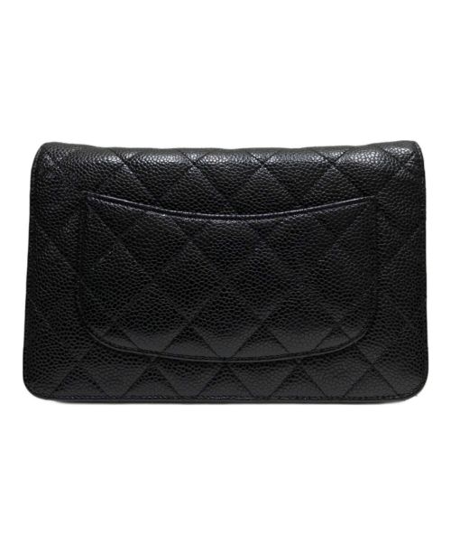 CHANEL（シャネル）CHANEL (シャネル) マトラッセ チェーンウォレット ブラック サイズ:-の古着・服飾アイテム