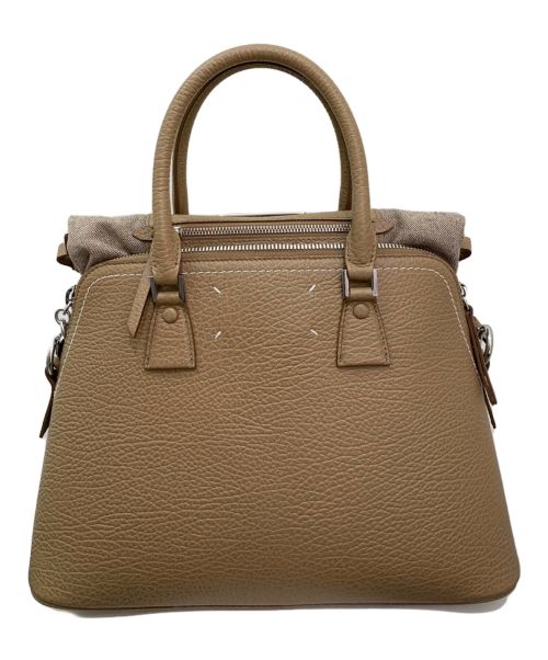 Maison Margiela（メゾンマルジェラ）Maison Margiela (メゾンマルジェラ) 5ACハンドバッグ ベージュ サイズ:ミディアムの古着・服飾アイテム