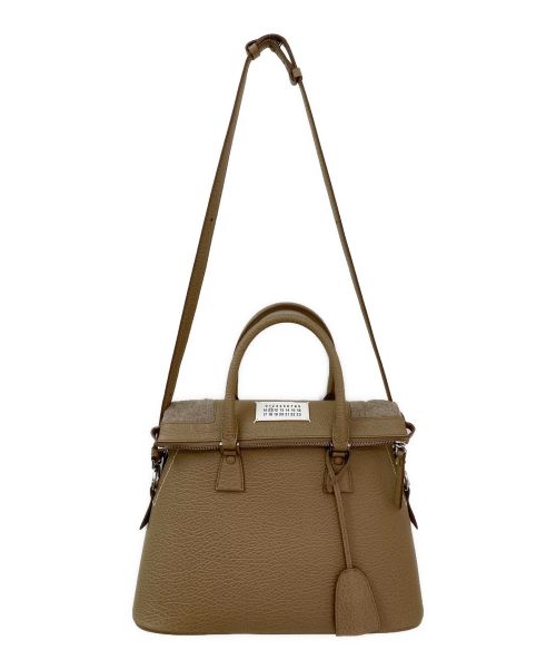 Maison Margiela（メゾンマルジェラ）Maison Margiela (メゾンマルジェラ) 5ACハンドバッグ ベージュ サイズ:ミディアムの古着・服飾アイテム