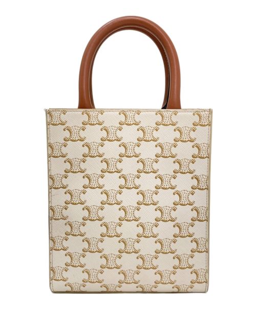 CELINE（セリーヌ）CELINE (セリーヌ) ミニバーティカルカバ ホワイト サイズ:ミニの古着・服飾アイテム