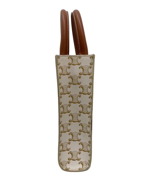 CELINE（セリーヌ）CELINE (セリーヌ) ミニバーティカルカバ ホワイト サイズ:ミニの古着・服飾アイテム