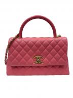 CHANELシャネル）の古着「ココハンドル29 チェーンショルダーバッグ/2019年製」｜ピンク