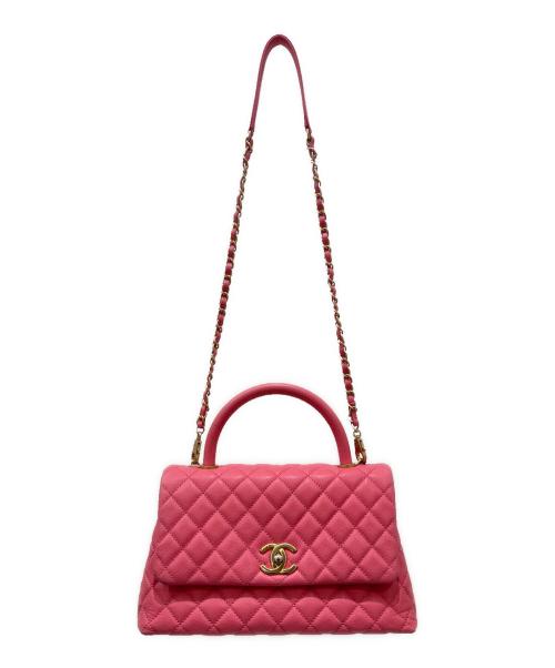 CHANEL（シャネル）CHANEL (シャネル) ココハンドル29 ピンク サイズ:ラージの古着・服飾アイテム