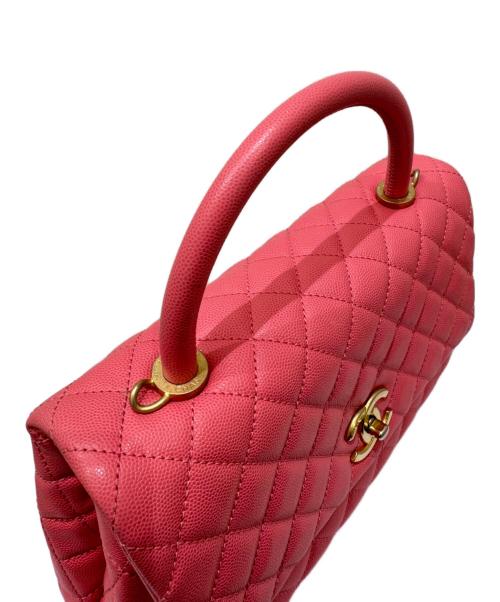 CHANEL（シャネル）CHANEL (シャネル) ココハンドル29 ピンク サイズ:ラージの古着・服飾アイテム