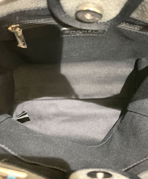 CHANEL（シャネル）CHANEL (シャネル) ドーヴィルPM グレー サイズ:PMの古着・服飾アイテム