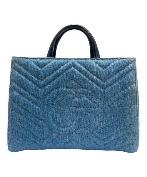 GUCCI（グッチ）GUCCI (グッチ) 2WAYショルダーバッグ デニムの古着・服飾アイテム