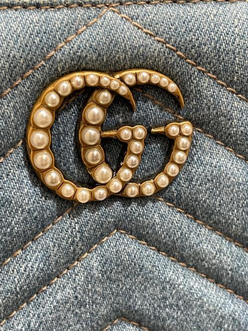 GUCCI（グッチ）GUCCI (グッチ) 2WAYショルダーバッグ デニムの古着・服飾アイテム
