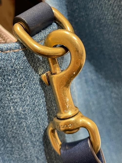 GUCCI（グッチ）GUCCI (グッチ) 2WAYショルダーバッグ デニムの古着・服飾アイテム
