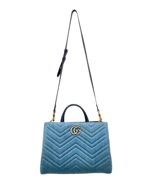 GUCCI（グッチ）GUCCI (グッチ) 2WAYショルダーバッグ デニムの古着・服飾アイテム