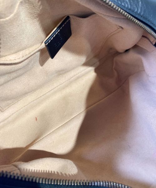 GUCCI（グッチ）GUCCI (グッチ) GGマーモント キルティング スモール ショルダーバッグ ブラックの古着・服飾アイテム